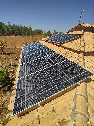 Imagem ilustrativa de projeto solar